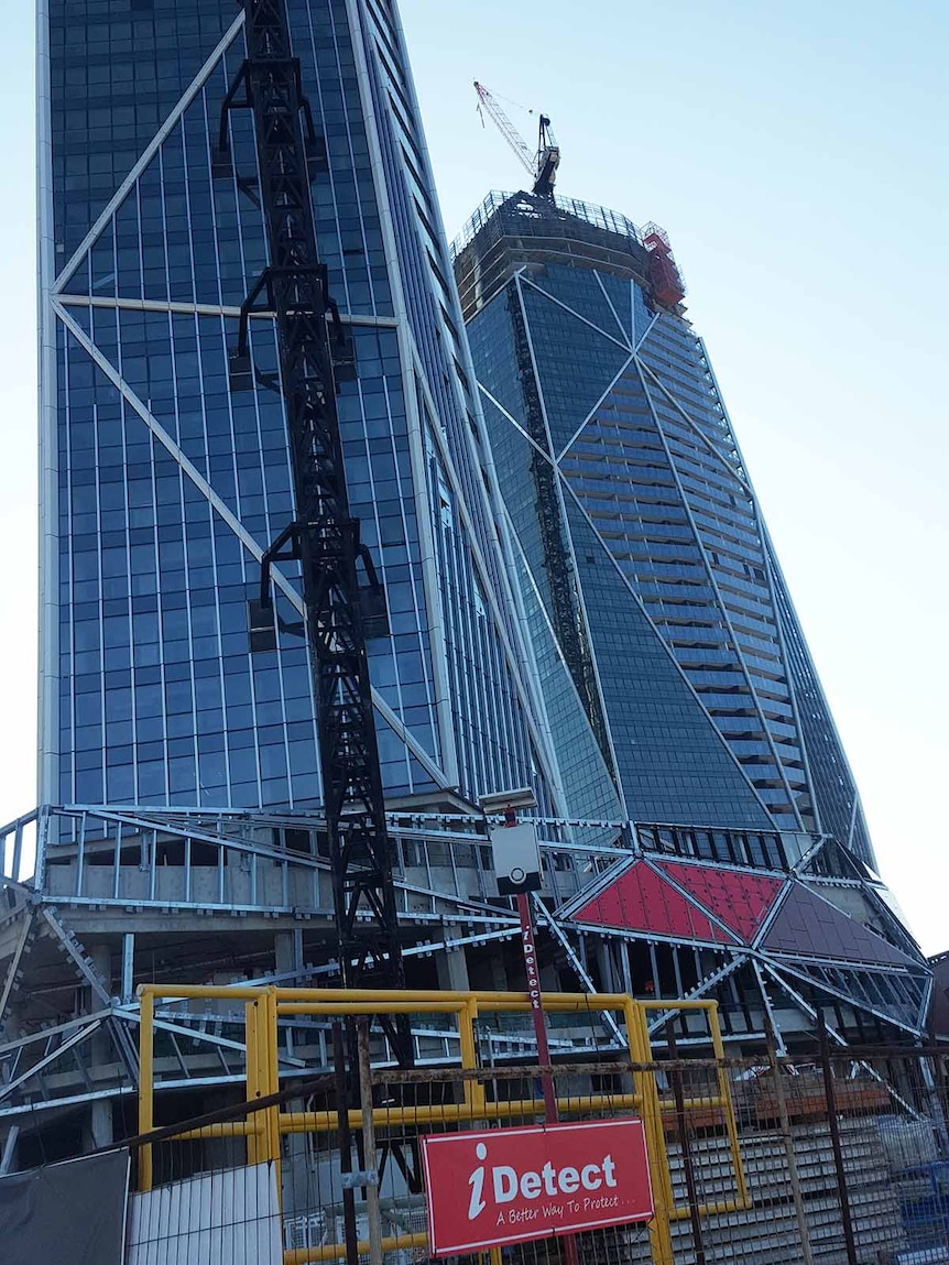 The Jewel high-rise construction site in Surfers Paradise