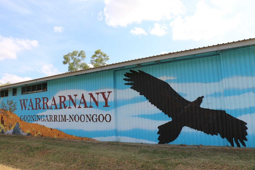 A mural in the community of Warmun