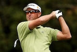 Robert Allenby hits a shot on day three