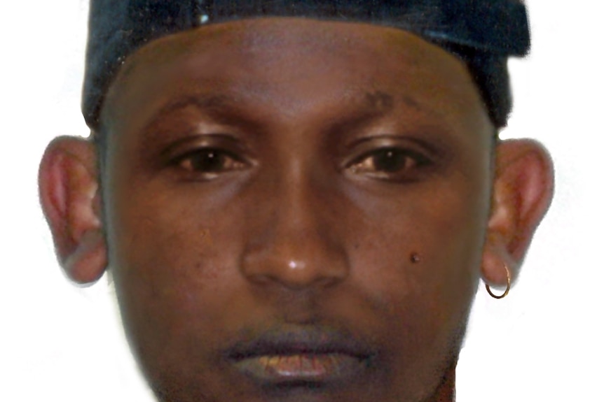 The man is described as around 40 years old, about 158 centimetres tall, with short black hair.