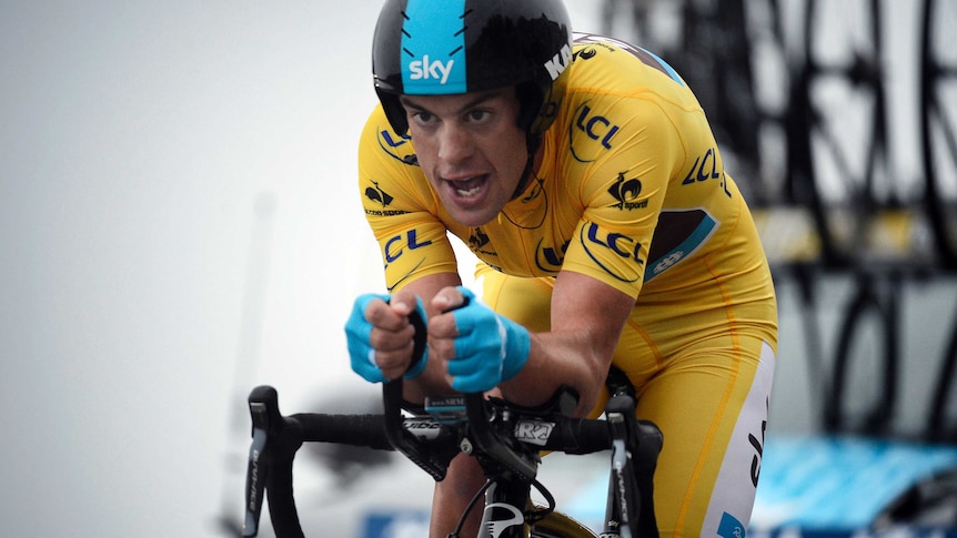 History-maker ... Sky Team's Richie Porte became the first Australian to win the Paris-Nice cycling race.