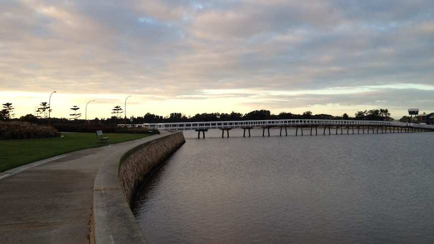 Sunrise at Lakes Entrance June 7, 2012