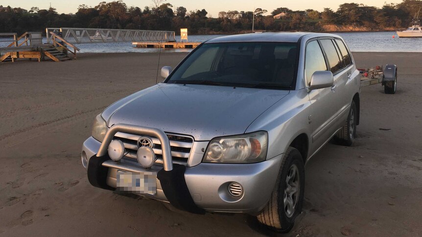 Car and trailer linked to missing boat