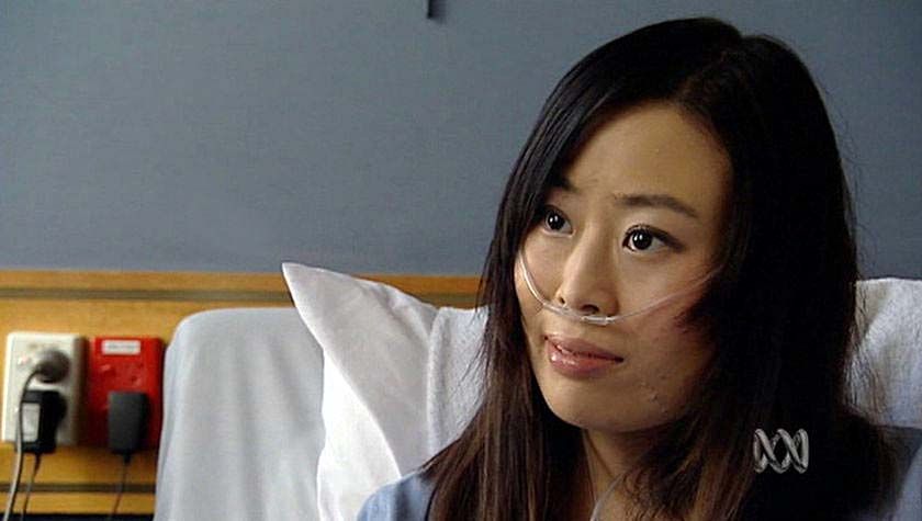 Cancer patient Clare Oliver
