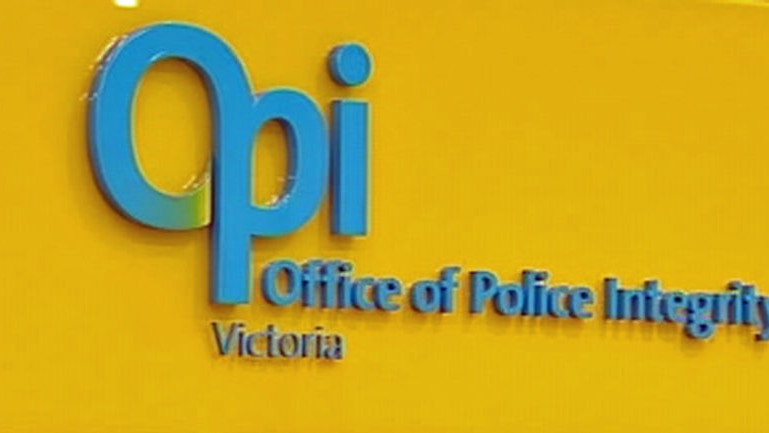 Sign of the Office of Police Integrity (OPI) in Victoria,