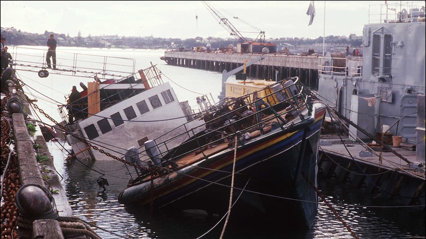 Greenpeace boat Rainbow Warrior