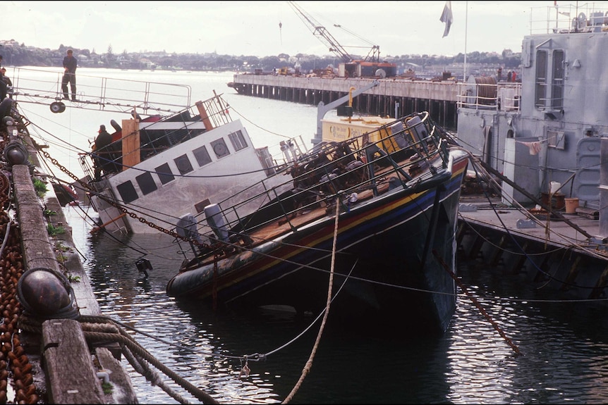 Greenpeace boat Rainbow Warrior