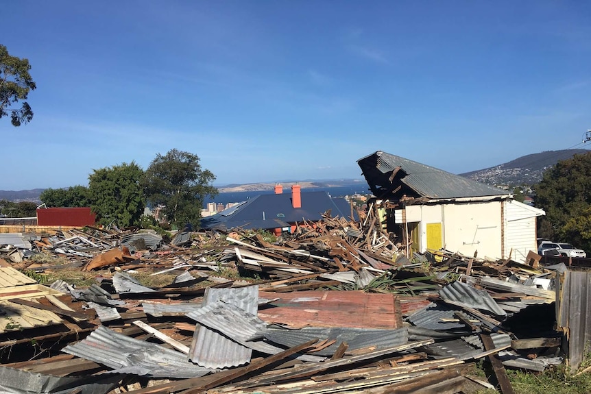 Heritage house demolished in Mt Stuart.