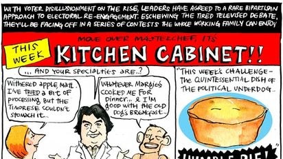 Katauskas cartoon - Kitchen Cabinet