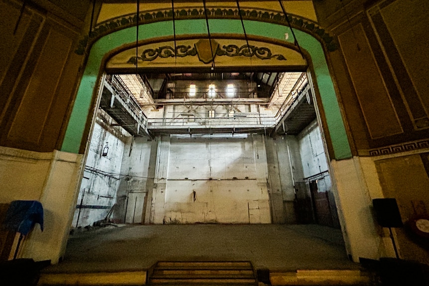 An old theatre stage.