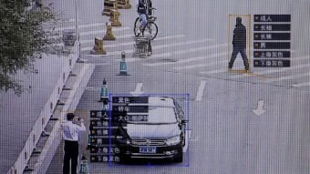 Surveillance software identifies details about people and vehicles in Beijing.