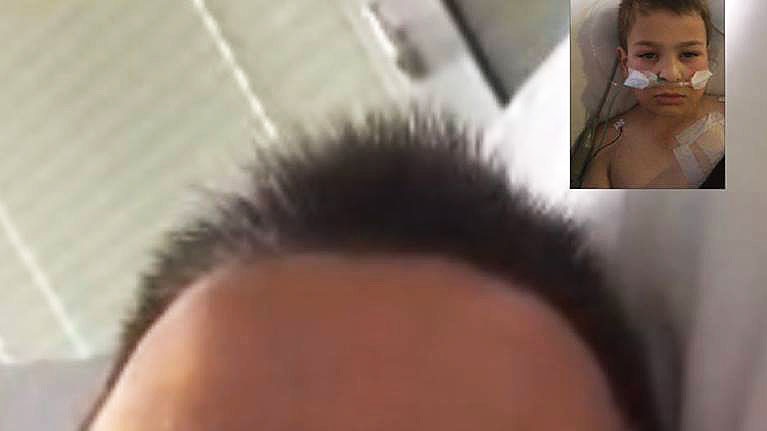 Father and son talked via Skype