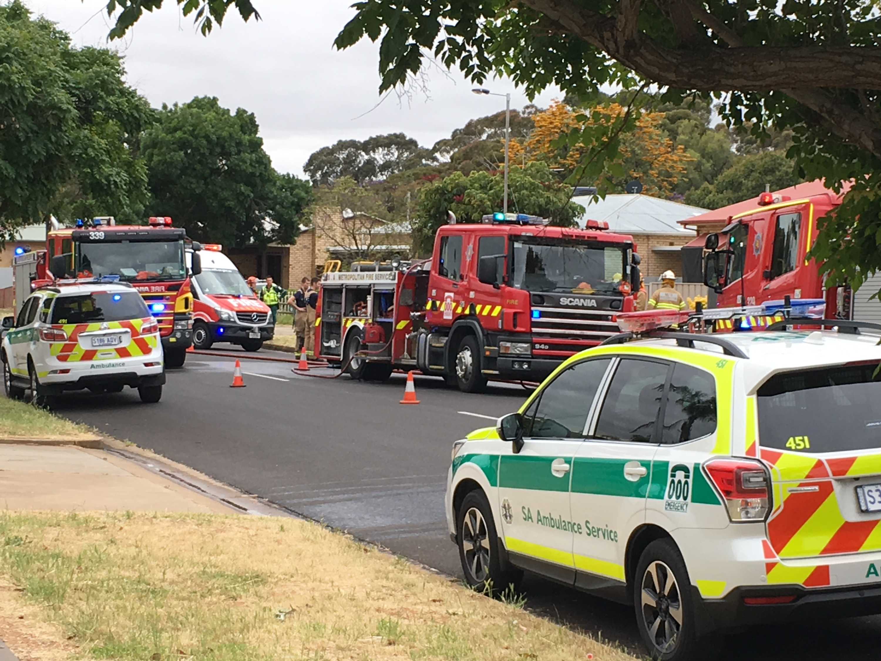 Five people injured in Elizabeth Vale house fire in Adelaide's north