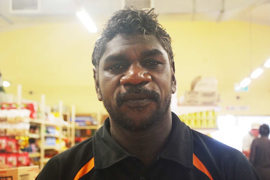 John-Paul Wodidj, resident of Palumpa community, in the Northern Territory.