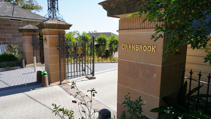The entrance to Cranbrook School