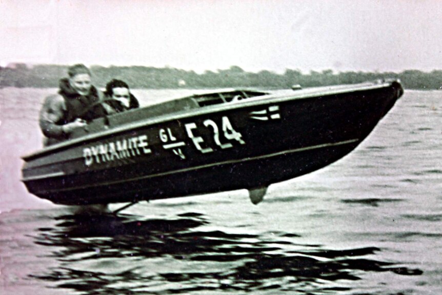 Eric Carpenter's  powerboat Dynamite