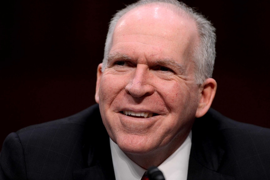 John Brennan testifies at his confirmation hearing.