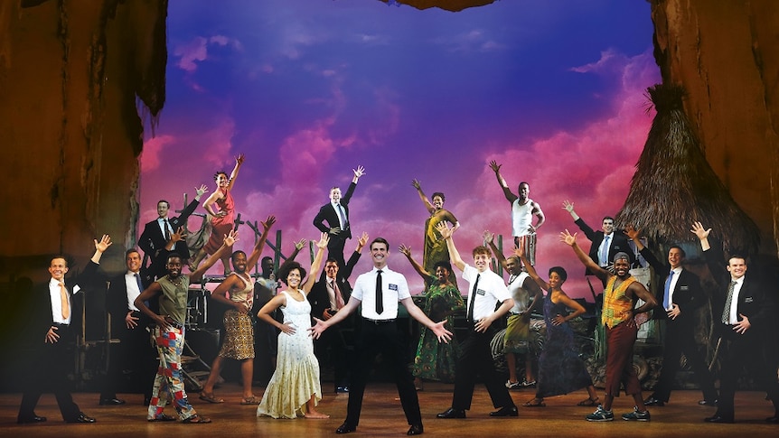 Cast of The Book of Mormon take to the stage in Melbourne for the premiere.