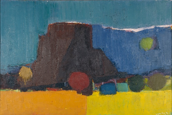 Guy Grey-Smith painting, Skull Springs country, 1966