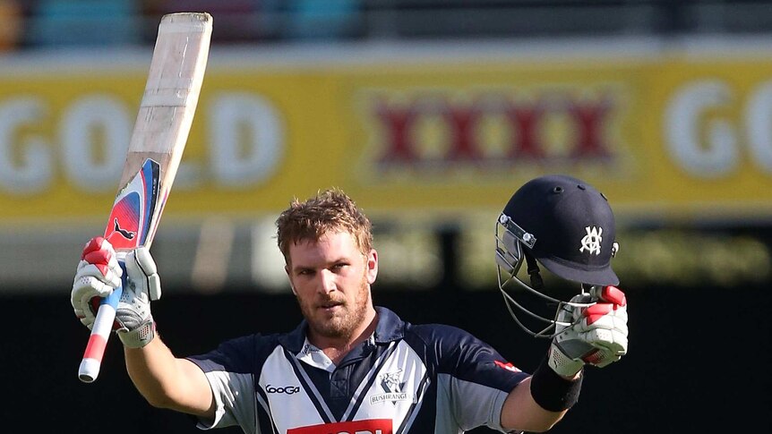 Flying Finch ... Bushrangers gun Aaron Finch blasted 154 from 141 balls.