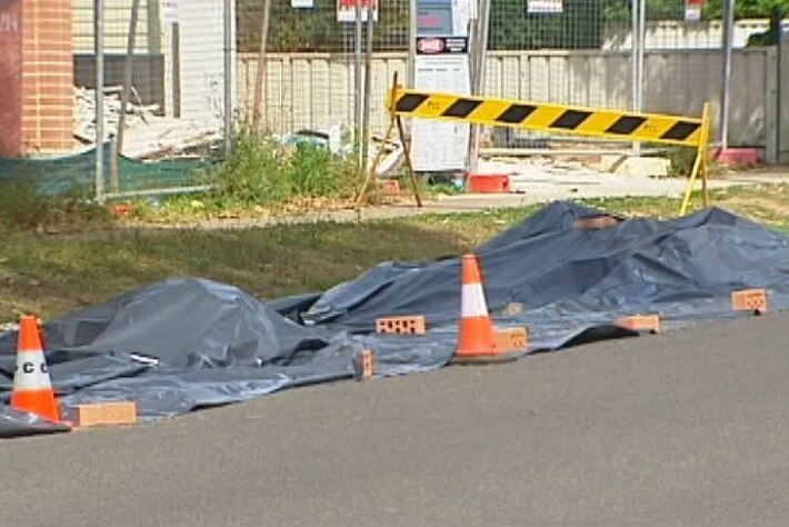 Asbestos dumped outside a childcare centre