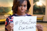 Michelle Obama urges help for Nigerian schoolgirls.