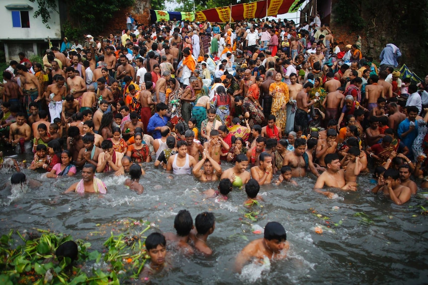 Hindus in Bangladesh celebrate the annual Astami Snan festival