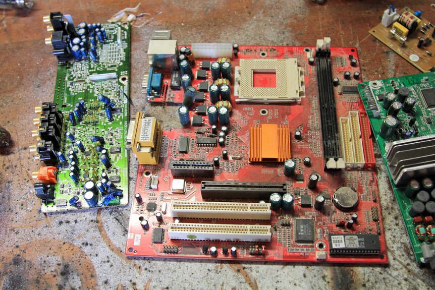 Circuit boards from DVD players