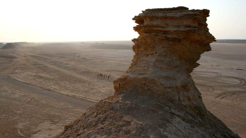 Camel Rock at Ong Jmel in Tunisia, where Star Wars Episode One - The Phantom Menace, was filmed.