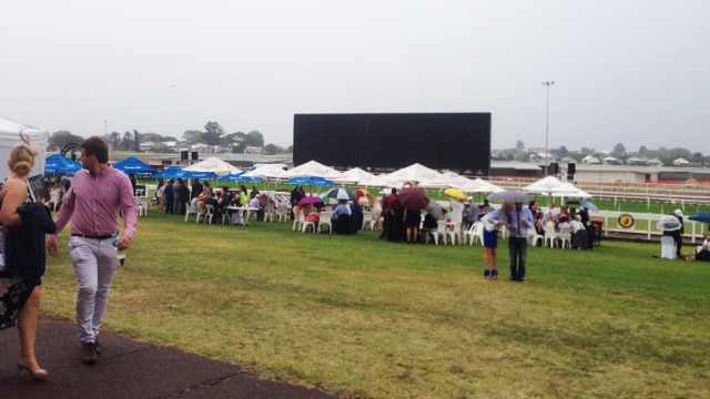 Some punters left the track after a power outage at Eagle Farm