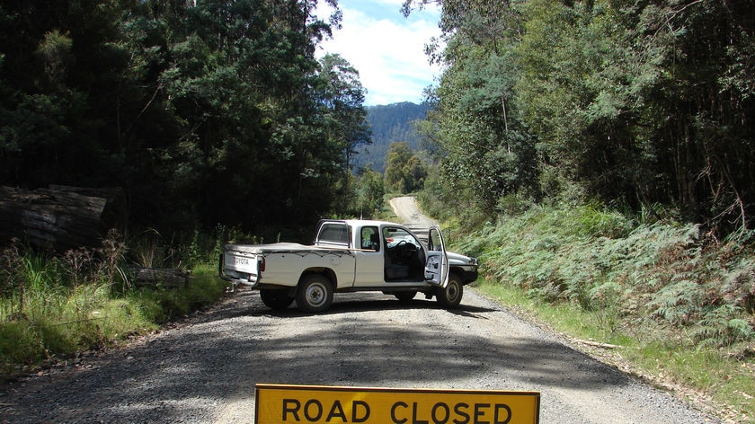 Forestry Tasmania had closed some Weld Valley logging roads