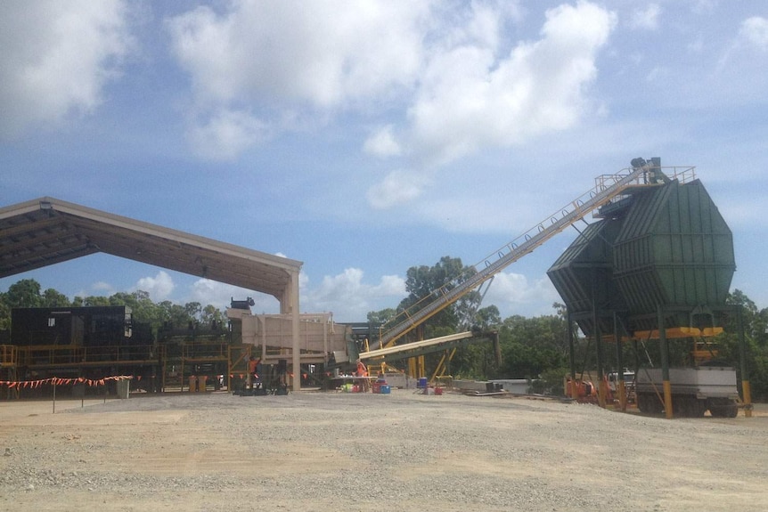 Timber Marshalling Services' new sawmill at Bondoola near Yeppoon in central Qld in March, 2014