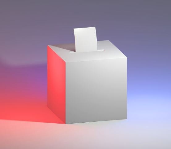 Picture graphic of a ballot box 