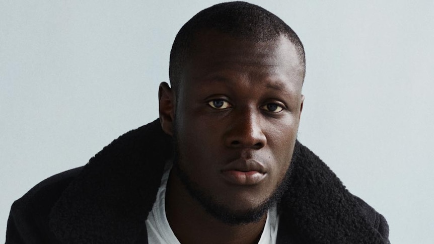 Portrait press shot of Stormzy