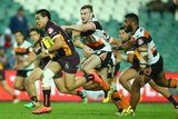 Code hopper ... Duncan Paia'aua playing for the Broncos' under 20 side