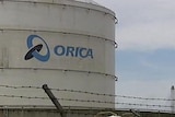 Orica profits down