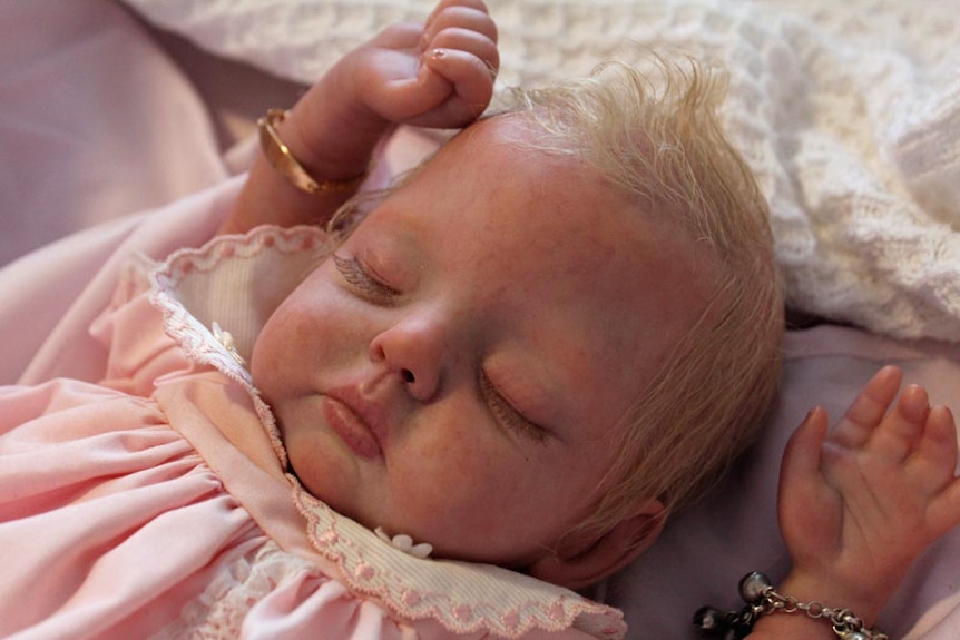 This reborn doll took Vynette Smith around two weeks to make.