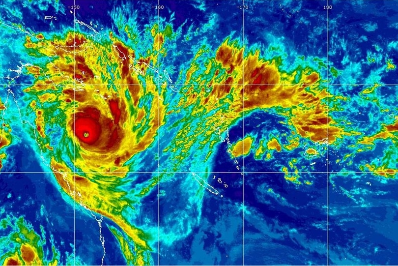 Cyclone Yasi Infra Red Image - Starry Night
