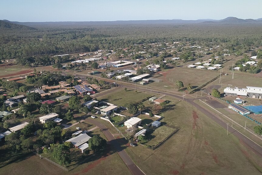 aerial picture of Hope vale community