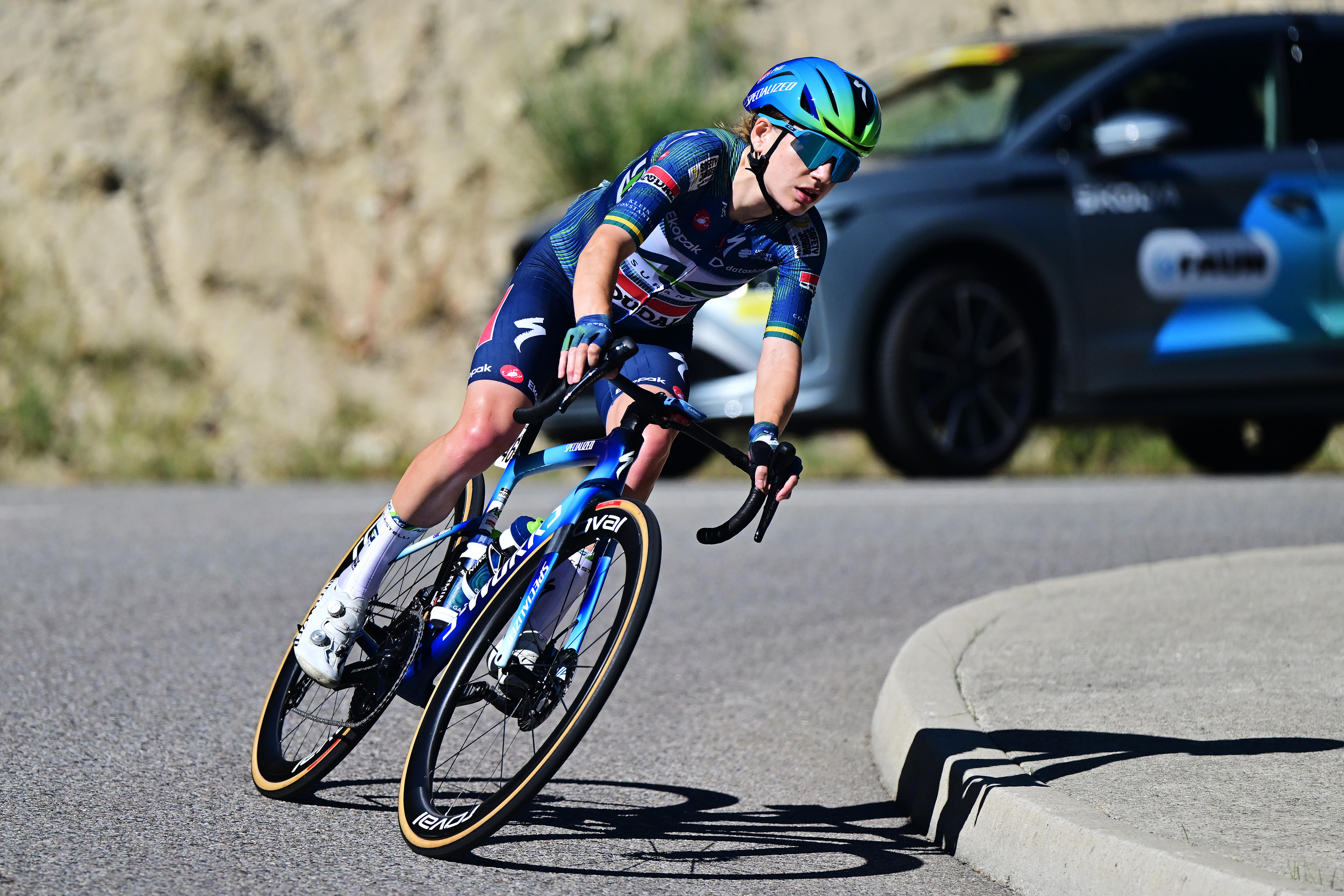 Sarah Gigante rides her bike