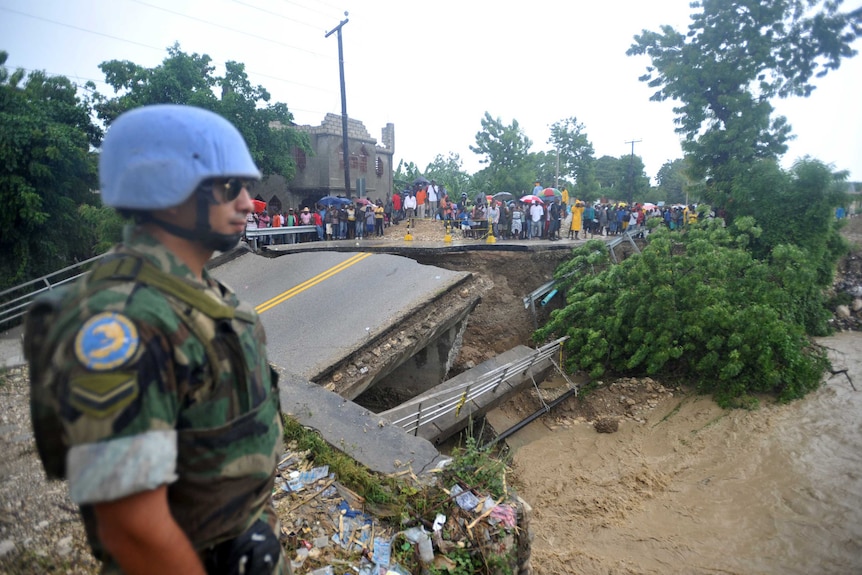 Hurricane Sandy causes widespread damage to Haiti