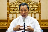 Myanmar parliamentary speaker Shwe Mann