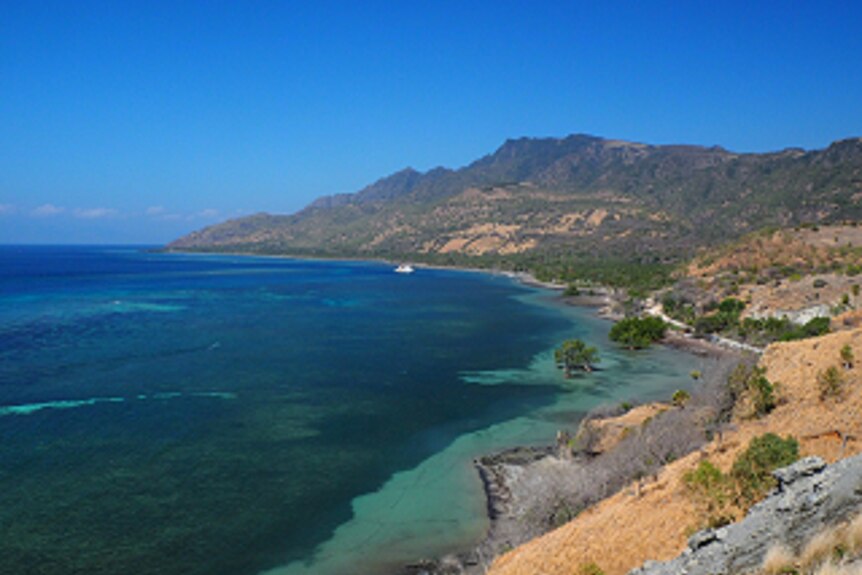 East Timor reef bay