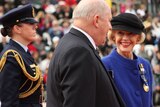 Governor-General Quentin Bryce speaks to former ADF chief General Peter Cosgrove