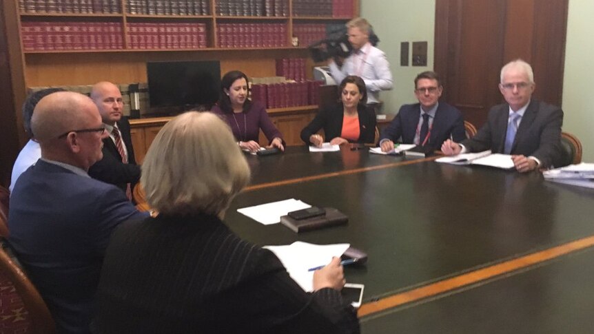 The crisis in Aurukun is discussed by the Queensland cabinet.
