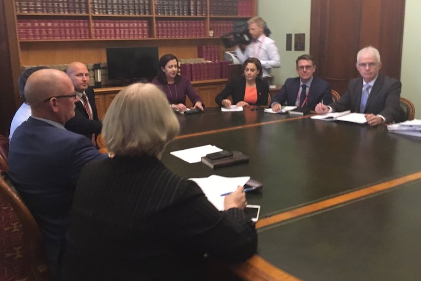 The crisis in Aurukun is discussed by the Queensland cabinet.