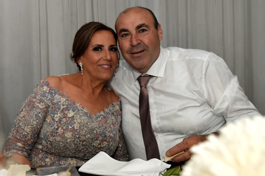 Peter and Eva Issa at their daughter's wedding reception.