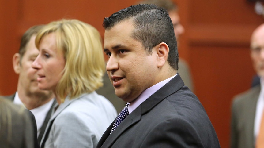 George Zimmerman leaves court after being found not guilty