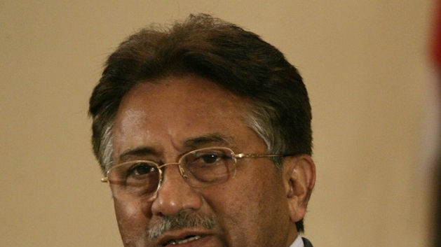 Future uncertain: President Musharraf is likely to face a hostile parliament after Asif Ali Zardari and Nawaz Sharif agreed to form a coalition (file photo)
