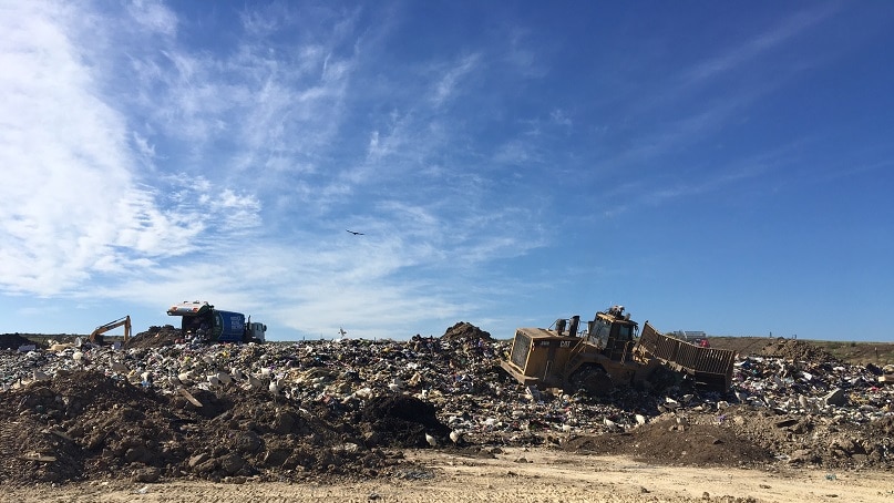 Gold Coast Council's Stapylton Waste and Recycling Centre, which recently imposed a levy.